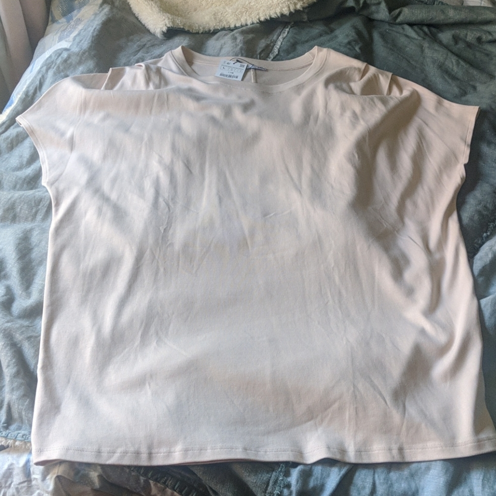 NWT ✨ Zara L cotton dress with ruched sleeves - Picture 2 of 8
